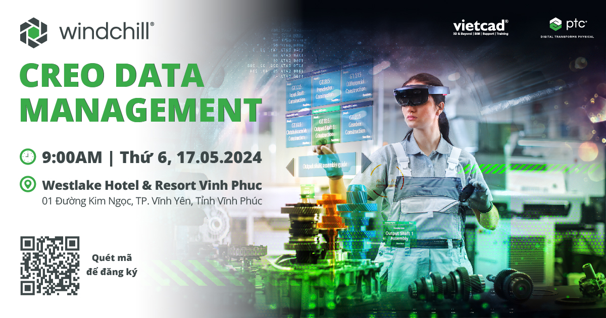 Sự kiện giới thiệu giải pháp PTC Windchill: Creo Data Management